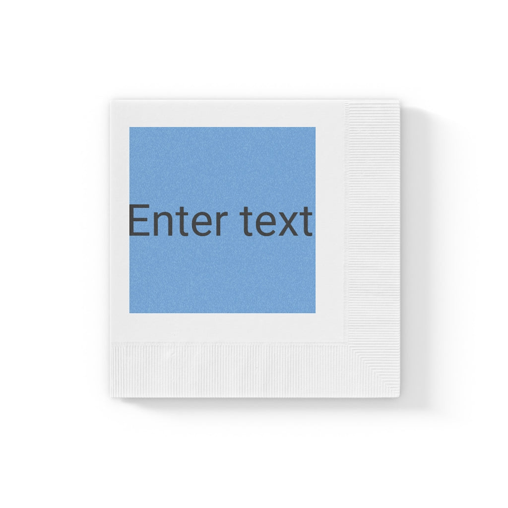 White Coined Napkins