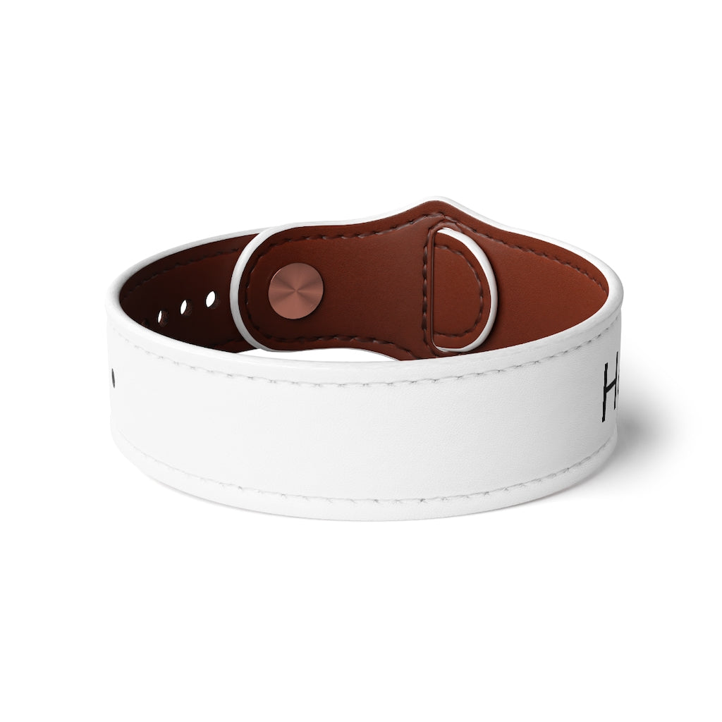 Vegan Leather Wristband