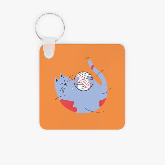 Square Photo Keyring