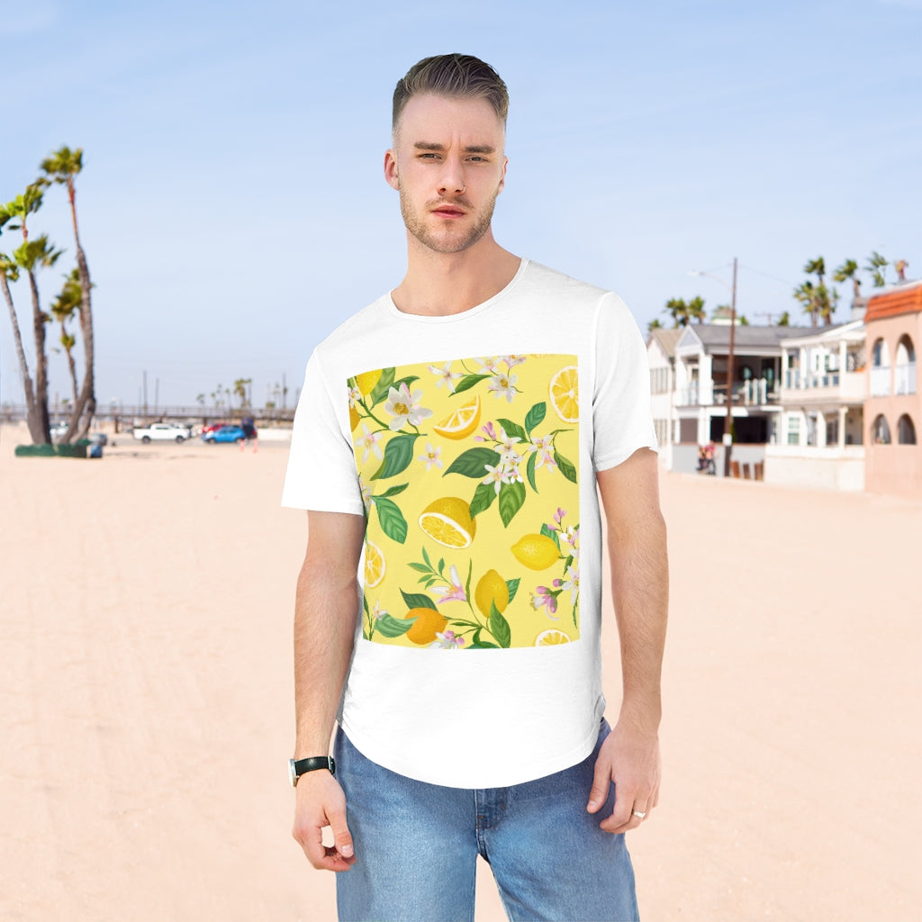 Men's Jersey Curved Hem Tee