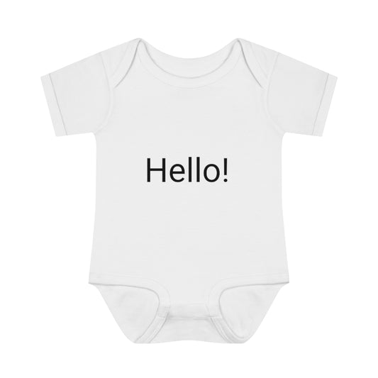 Infant Baby Rib Bodysuit