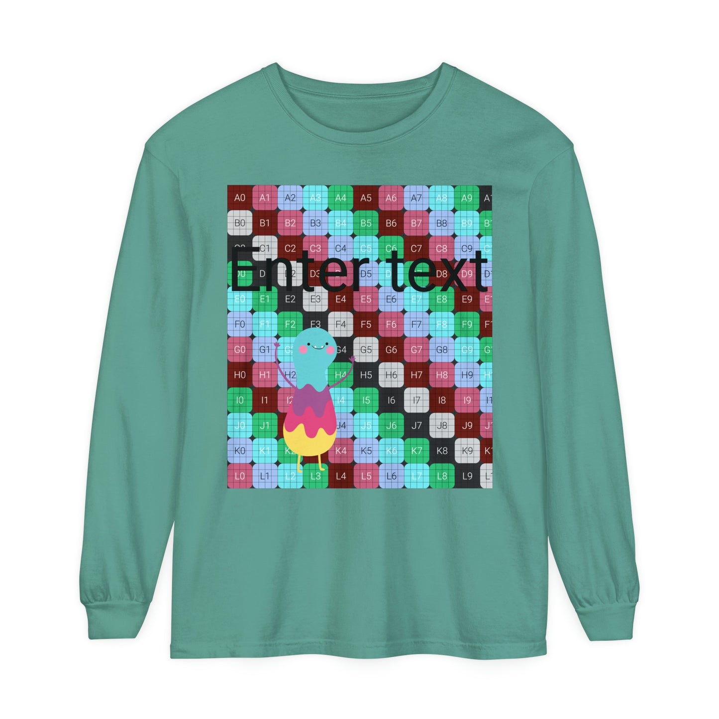 Unisex Garment-dyed Long Sleeve T-Shirt