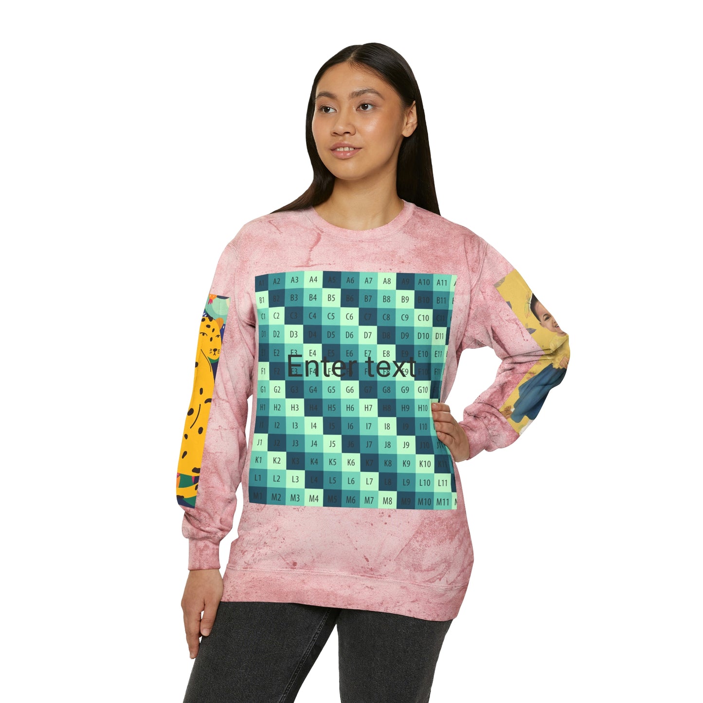 Unisex Color Blast Crewneck Sweatshirt
