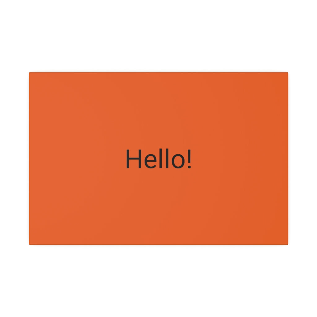 Matte Canvas, Stretched