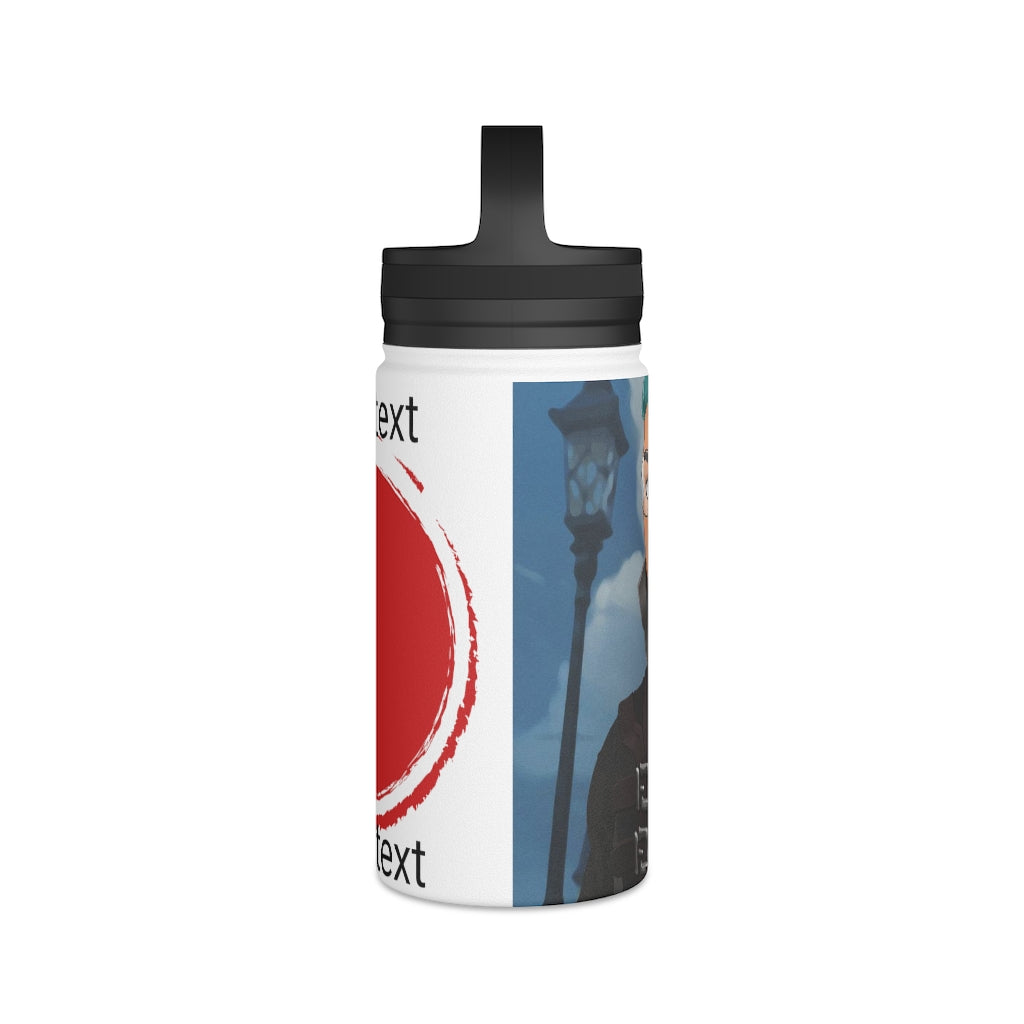 Stainless Steel Water Bottle, Handle Lid
