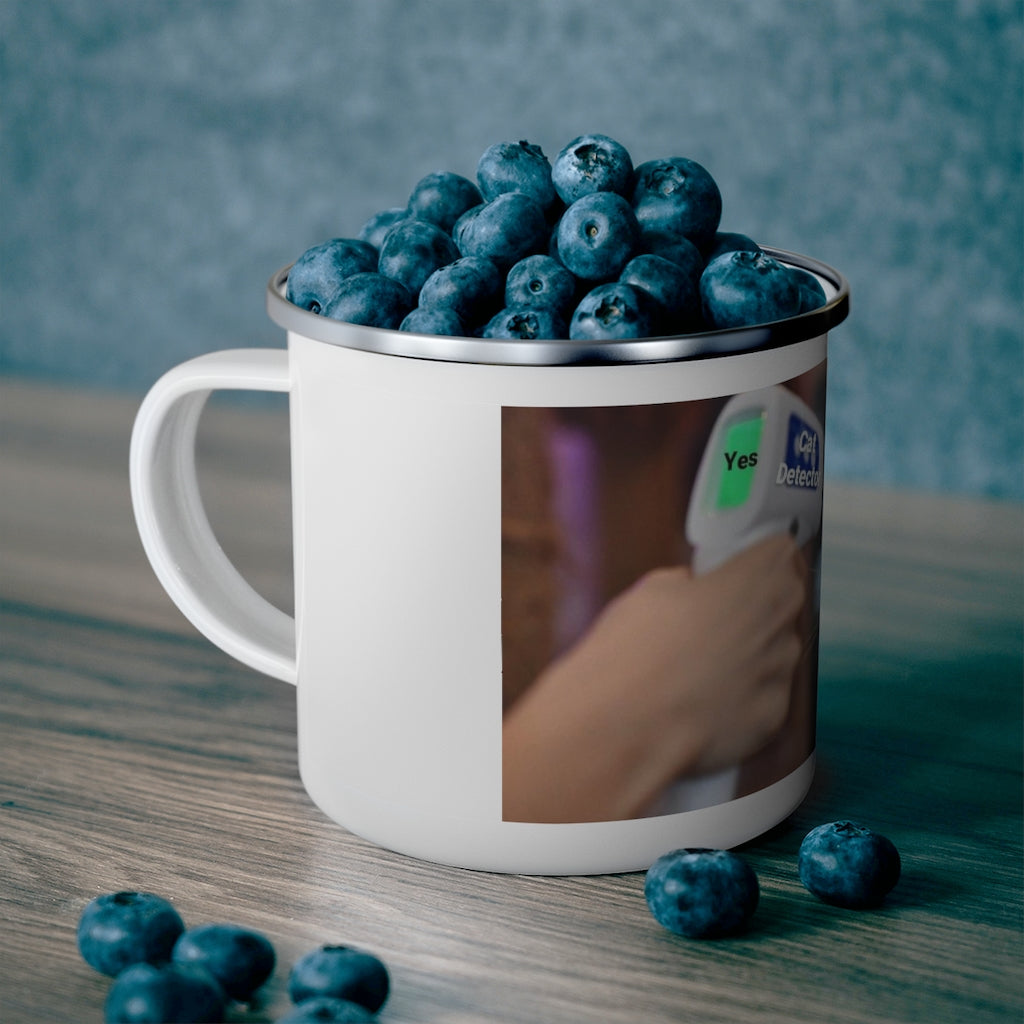dan test Enamel Camping Mug 2