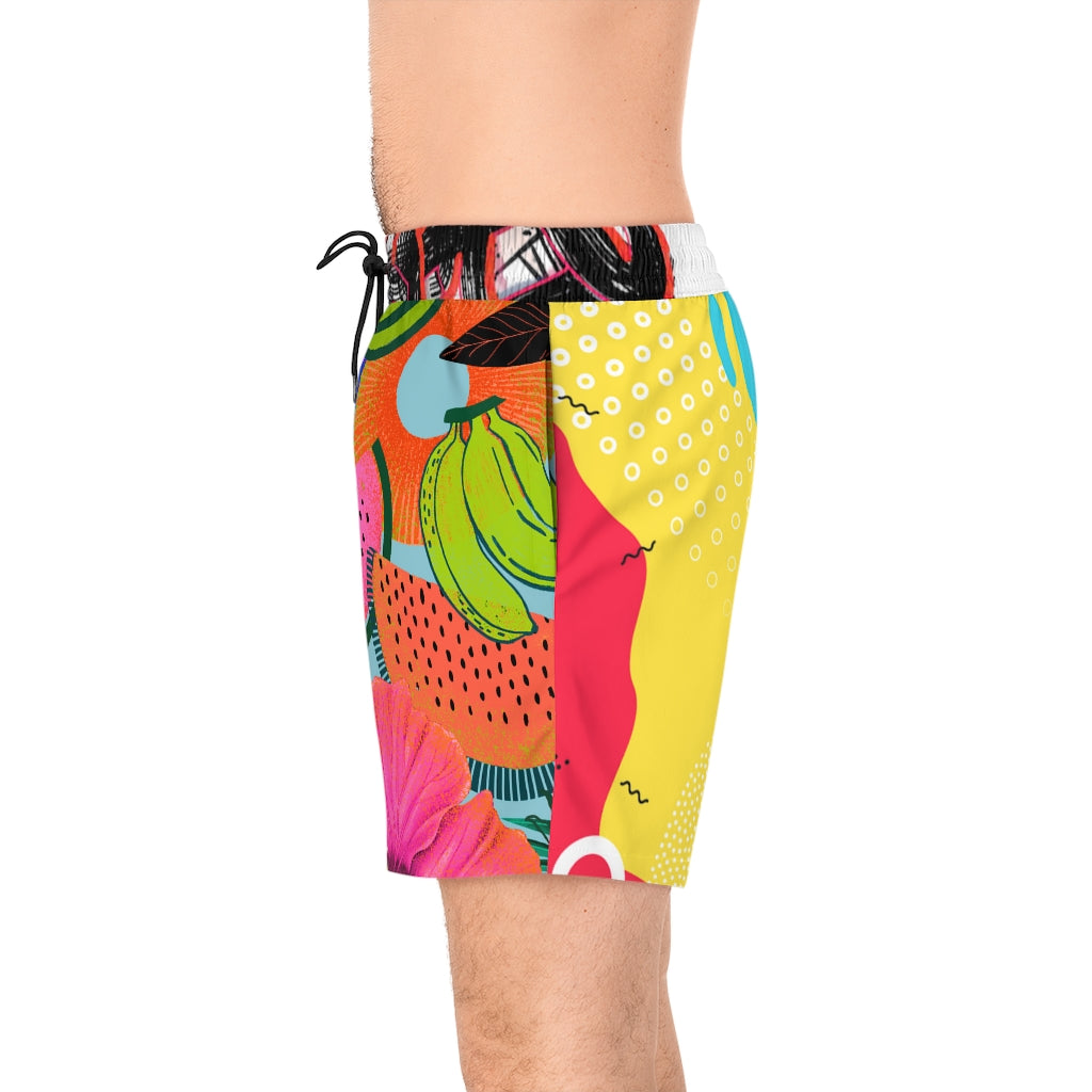 Men's Mid-Length Swim Shorts (AOP)