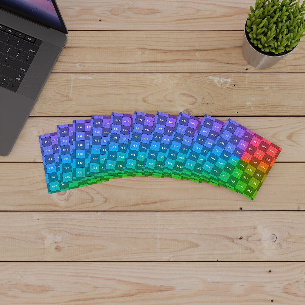 Laminate Stickers, Square