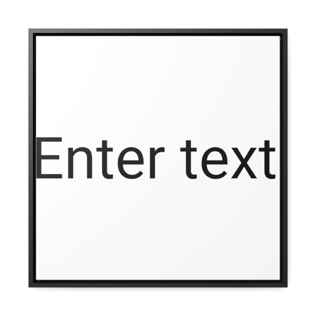 Gallery Canvas Wraps, Square Frame