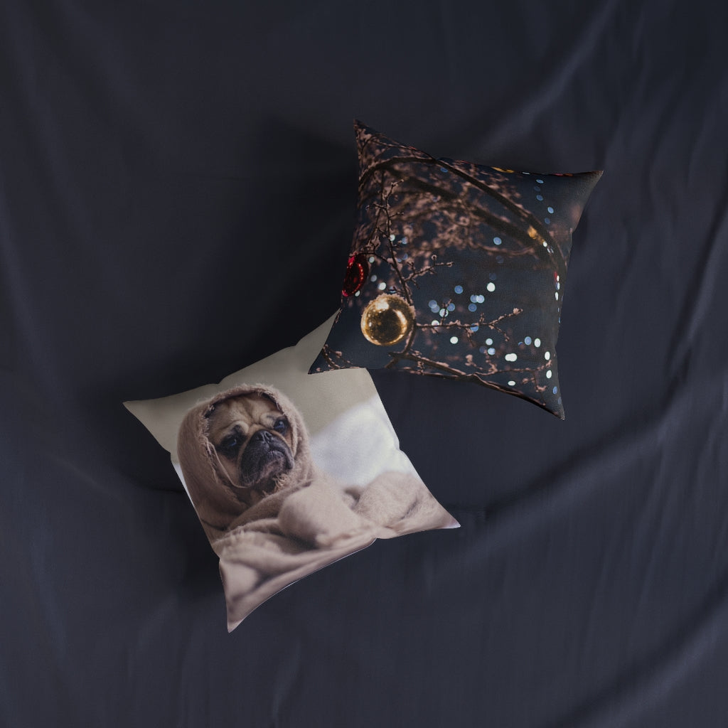 Square Pillow - White Back