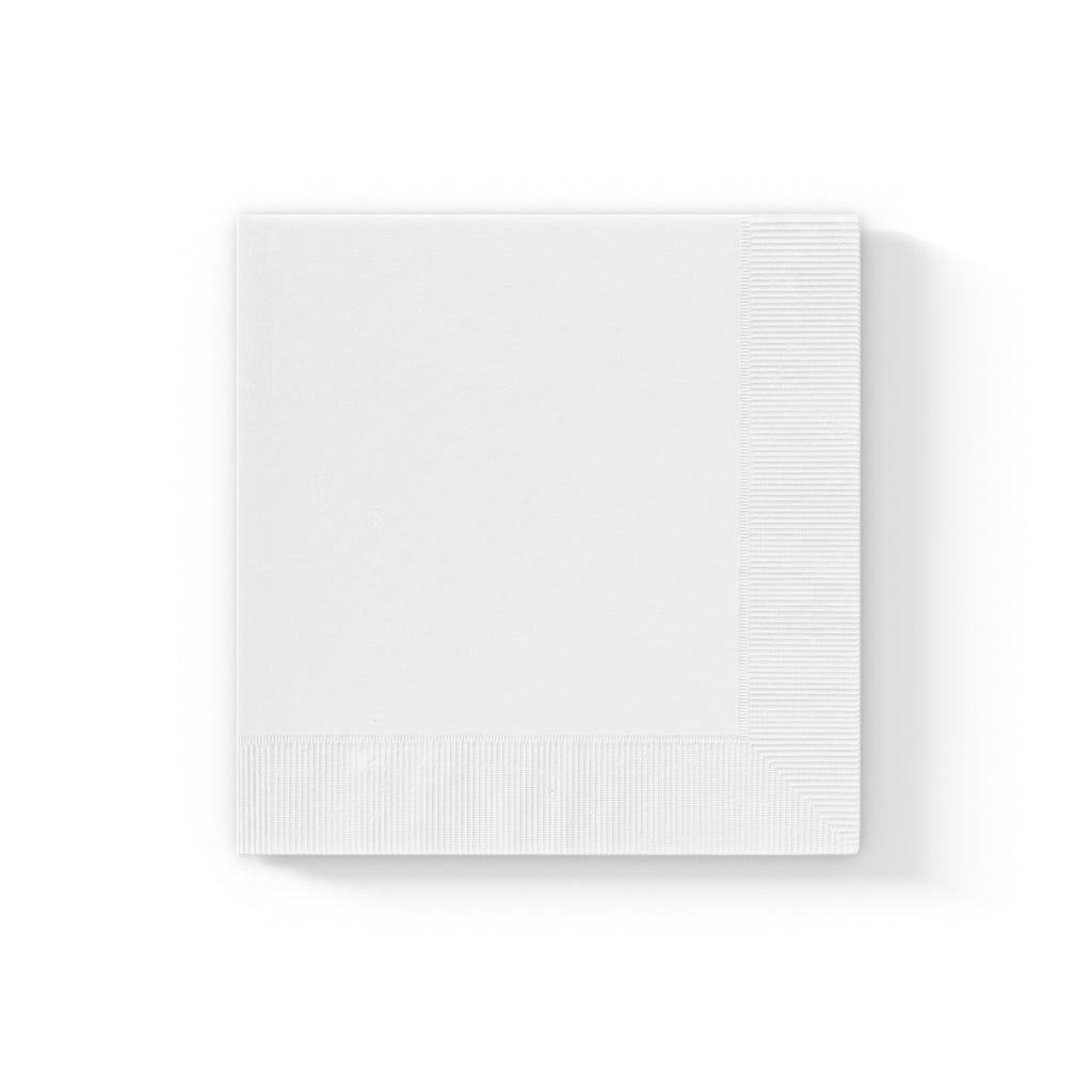 White Coined Napkins