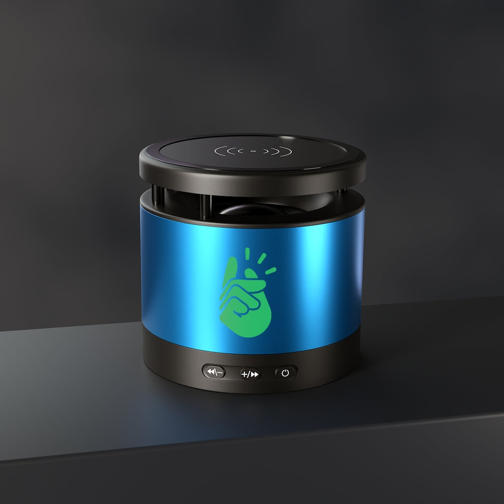 Metal Bluetooth Speaker and Wireless Charging Pad