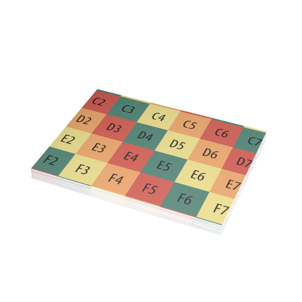 Unfolded Greeting Cards (10, 30, and 50pcs)