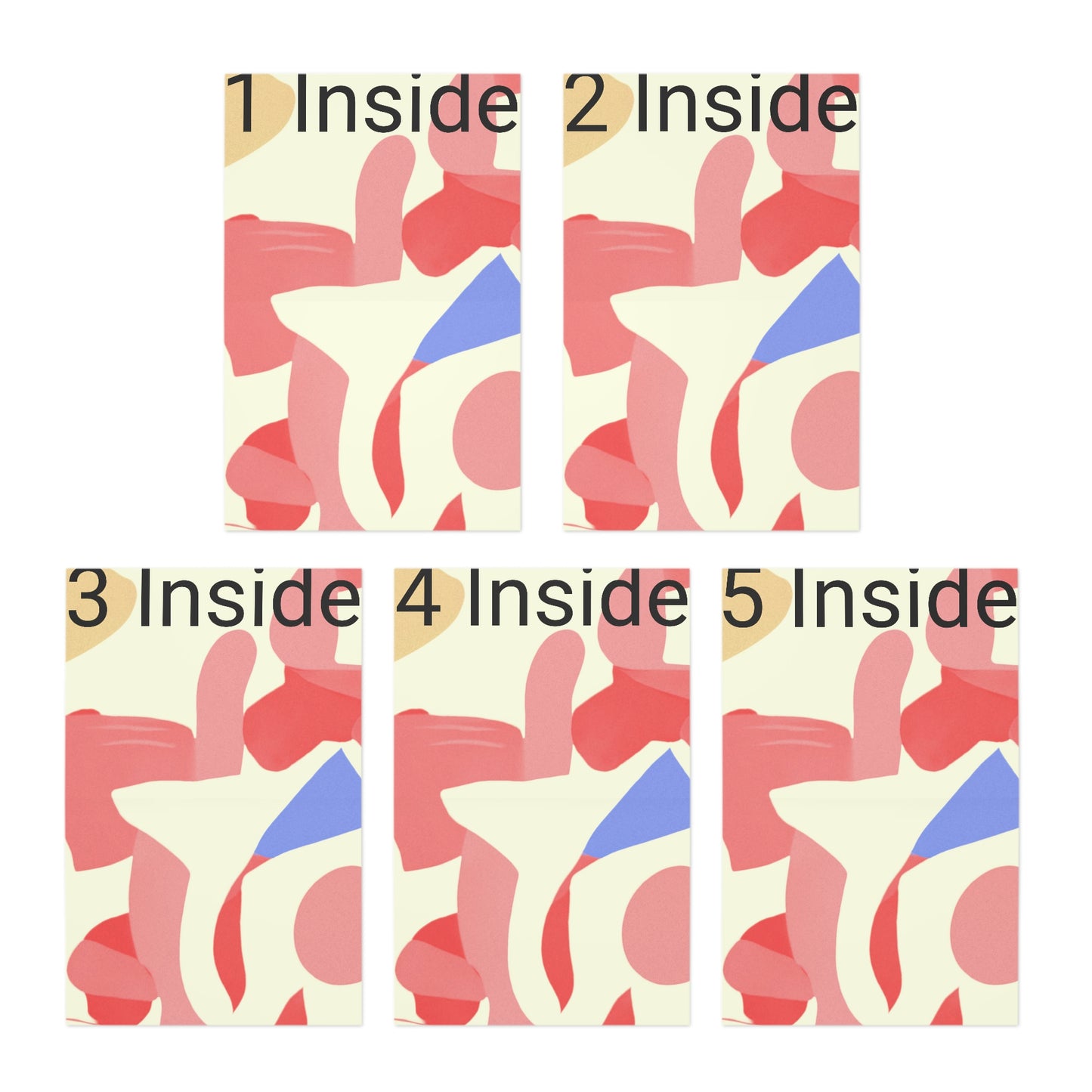 Multi-Design Greeting Cards (5-Pack)