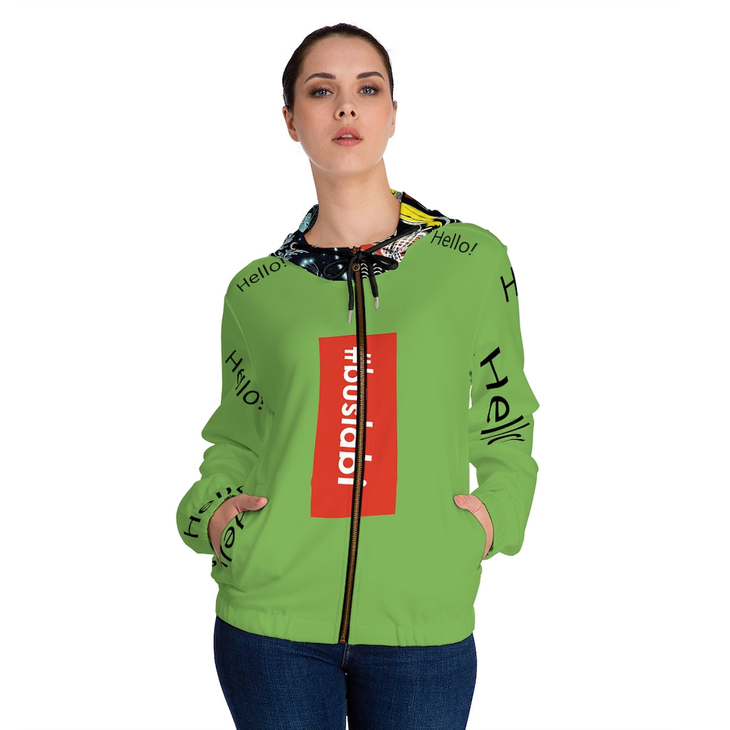 Women's AOP Full Zip Hoodie