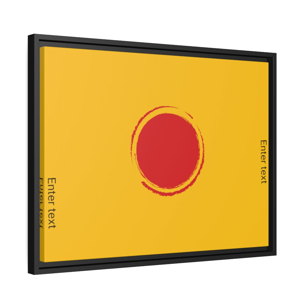 Matte Canvas, Black Frame