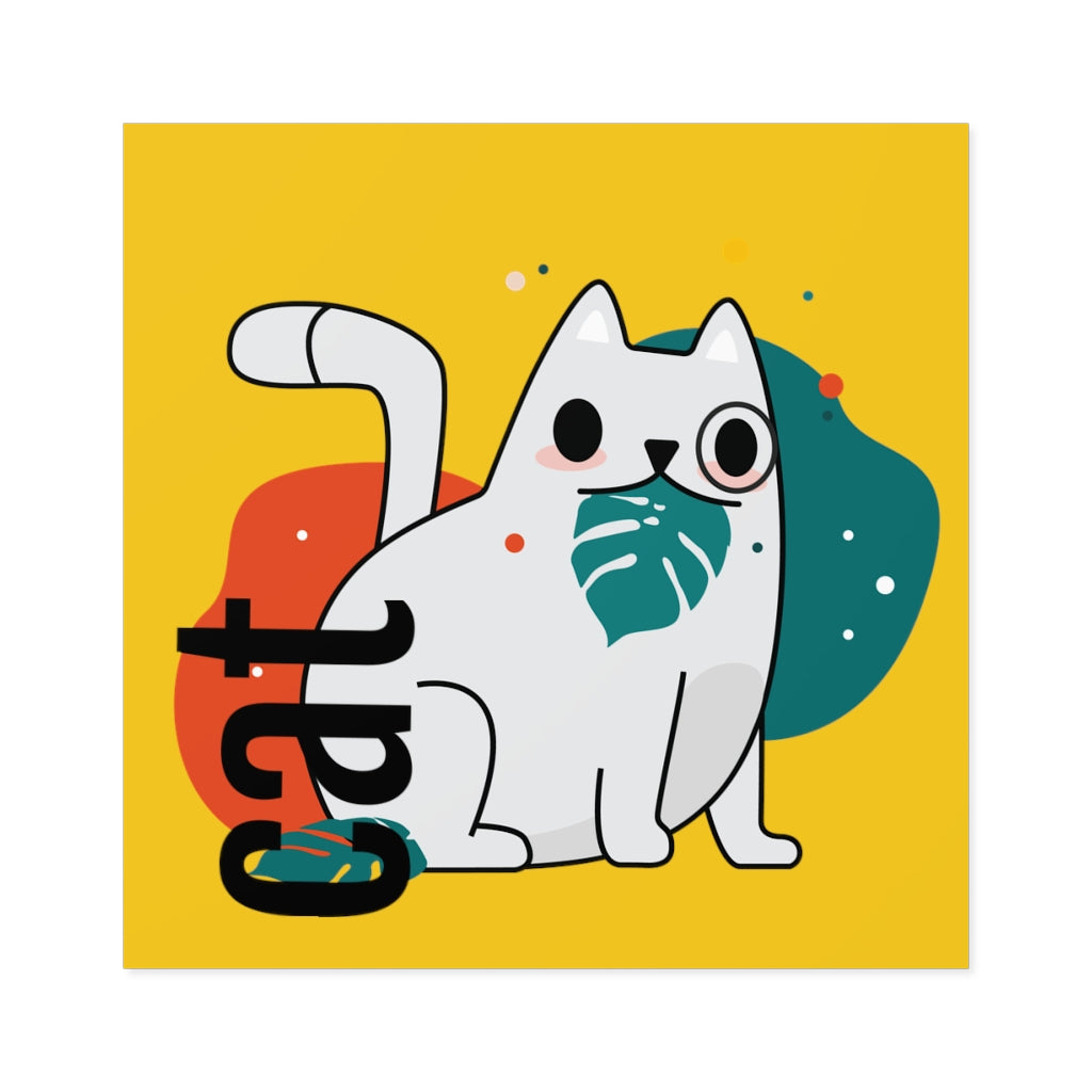 Square Stickers, Indoor/Outdoor