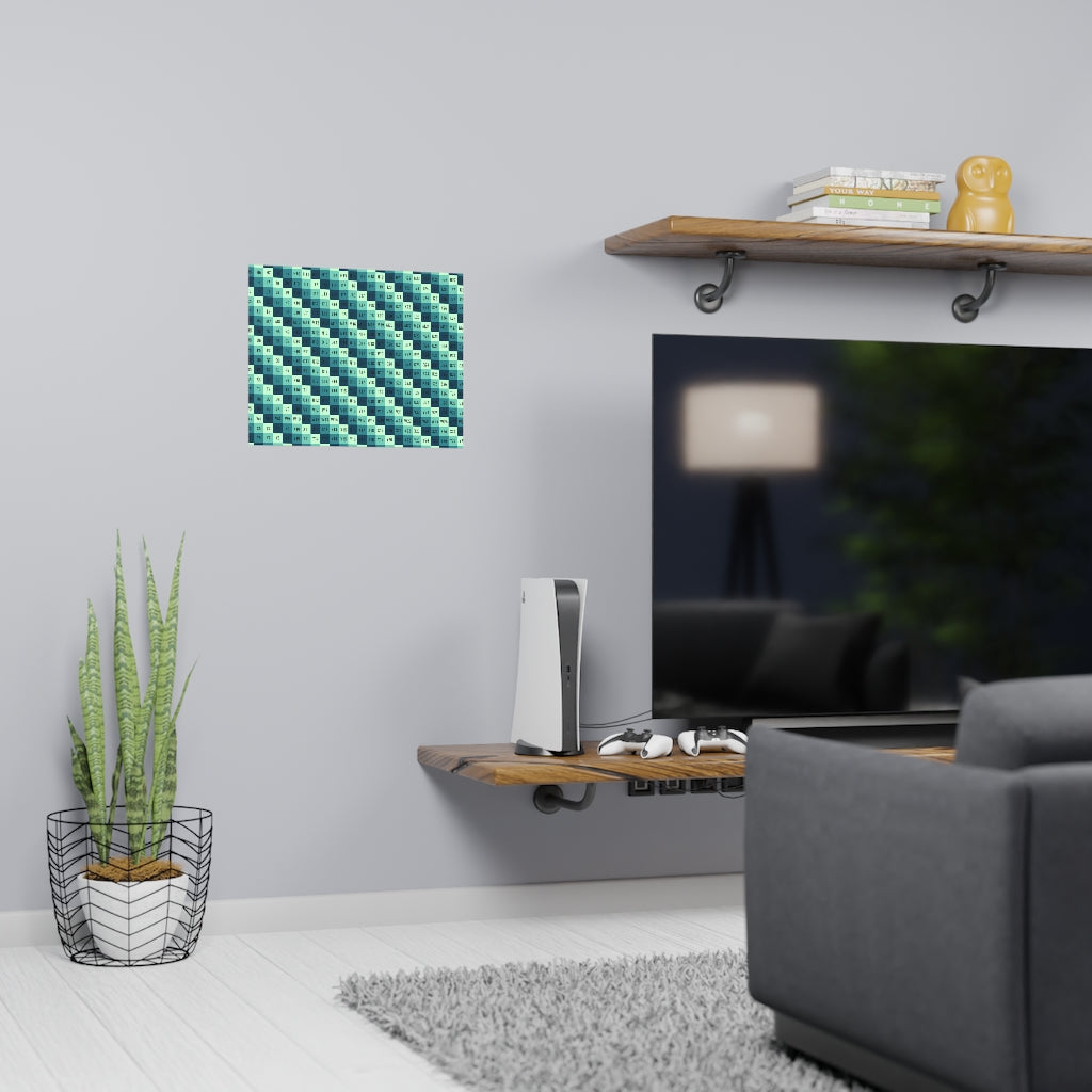 Vertical and Horizontal Matte Posters