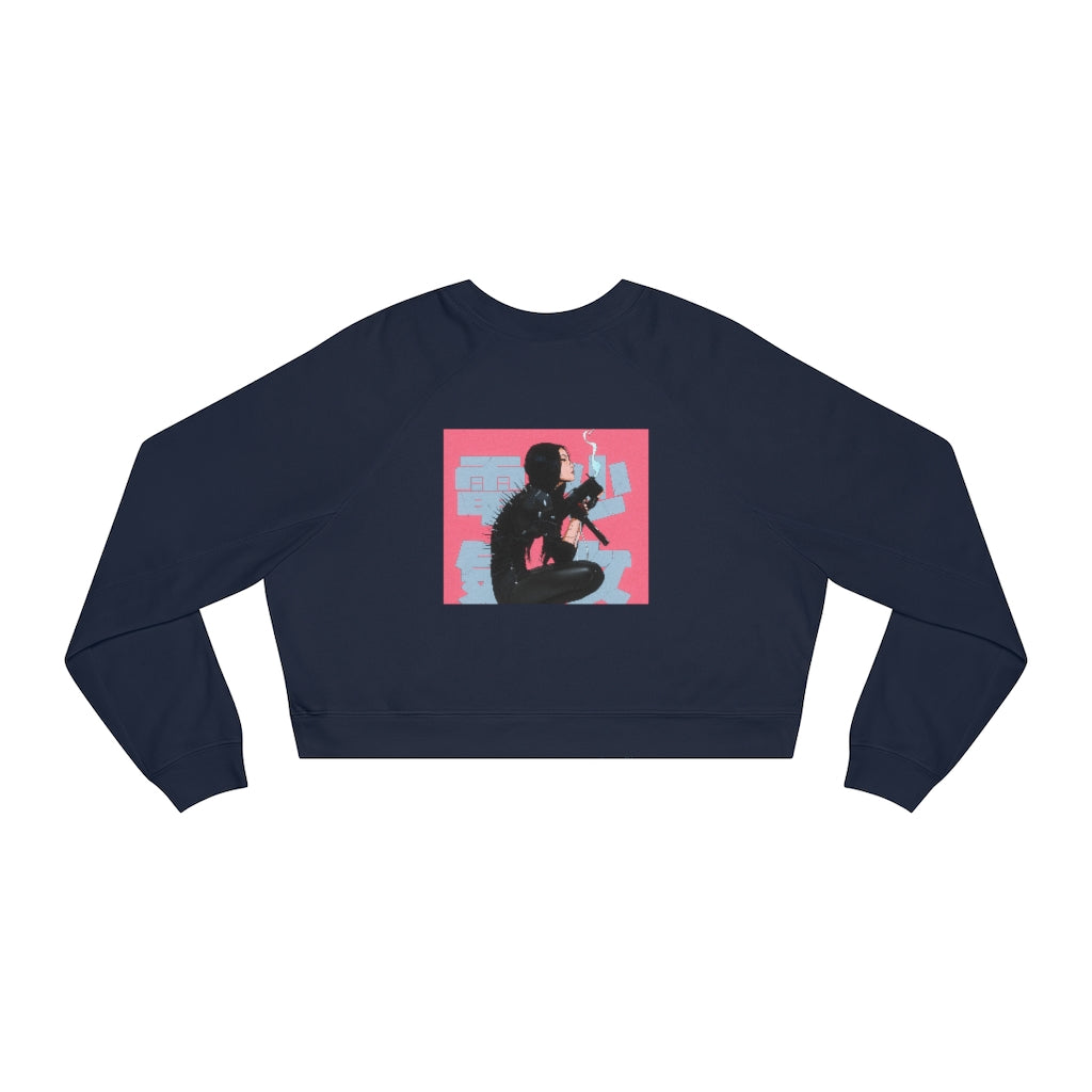 Women's Raglan Pullover Fleece Sweatshirt