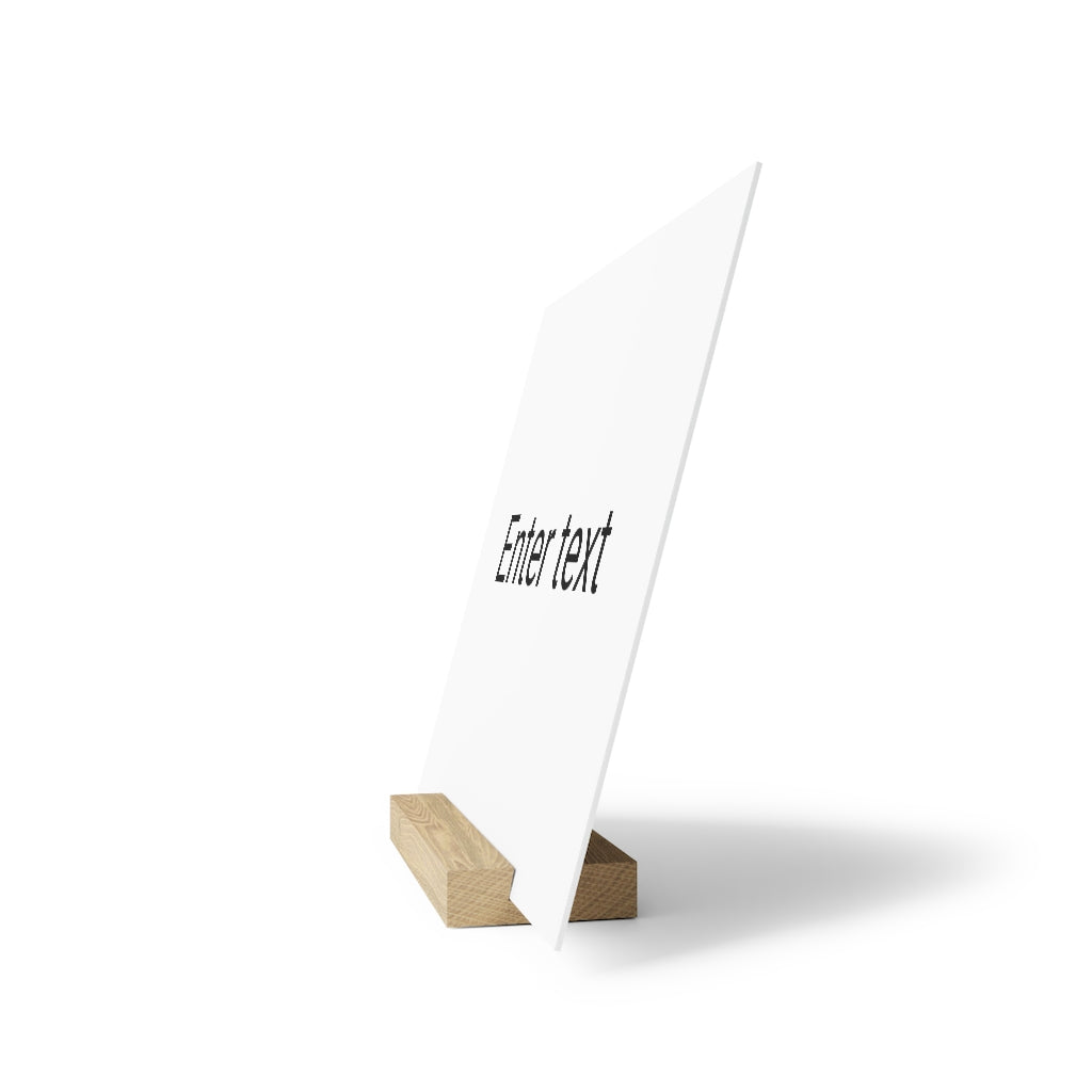 Gallery board with stand