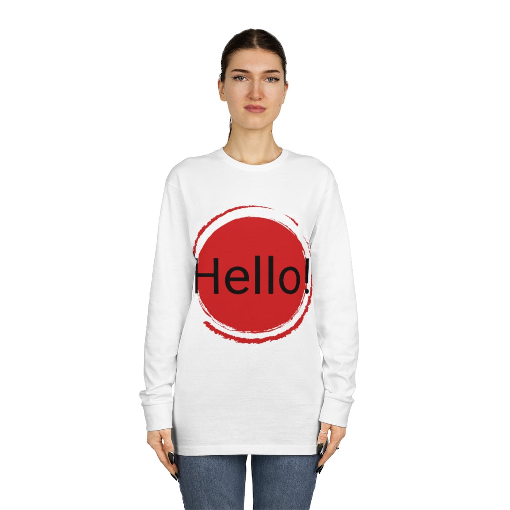 Unisex Long Sleeve Crewneck Tee