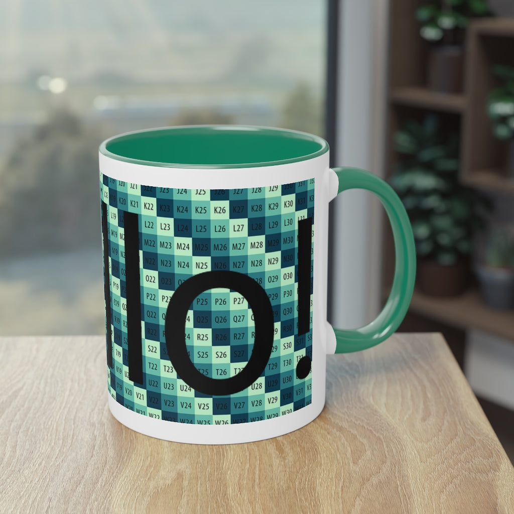 Two-Tone Coffee Mug, 11oz