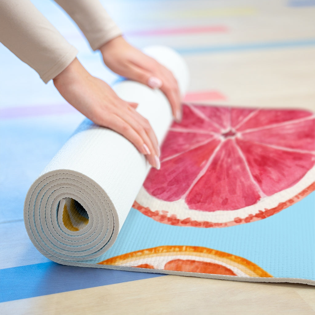 Foam yoga mat