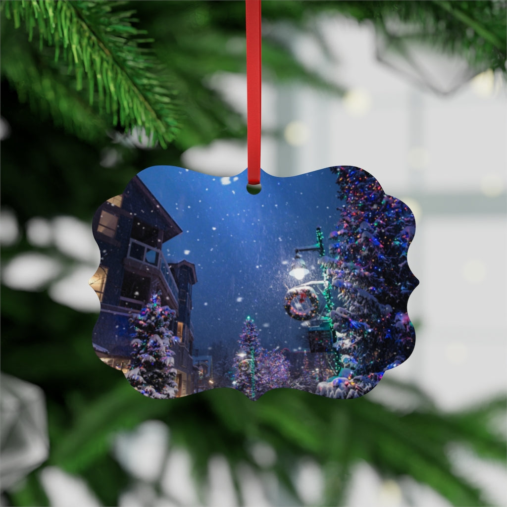 Metal Plaque Ornament