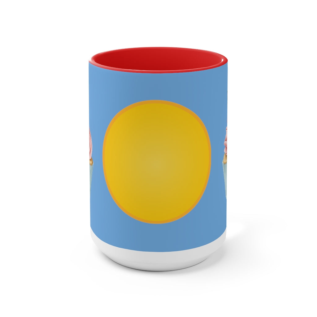 Two-Tone Coffee Mugs, 15oz