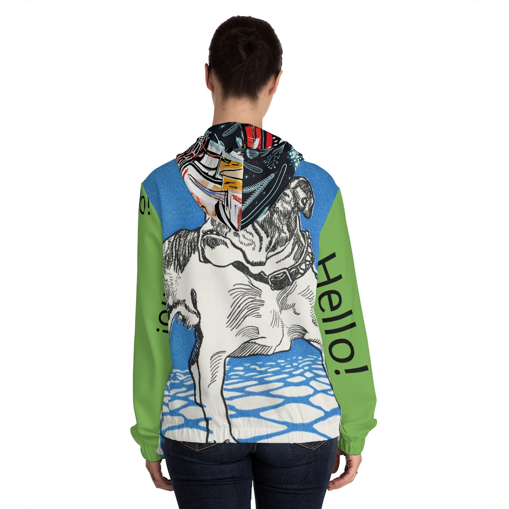 Women's AOP Full Zip Hoodie