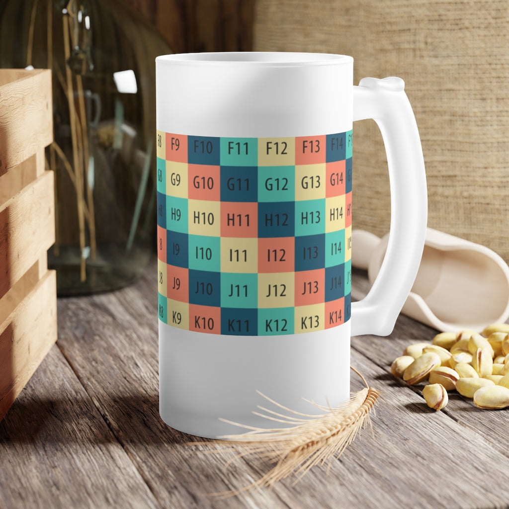 Frosted Glass Beer Mug