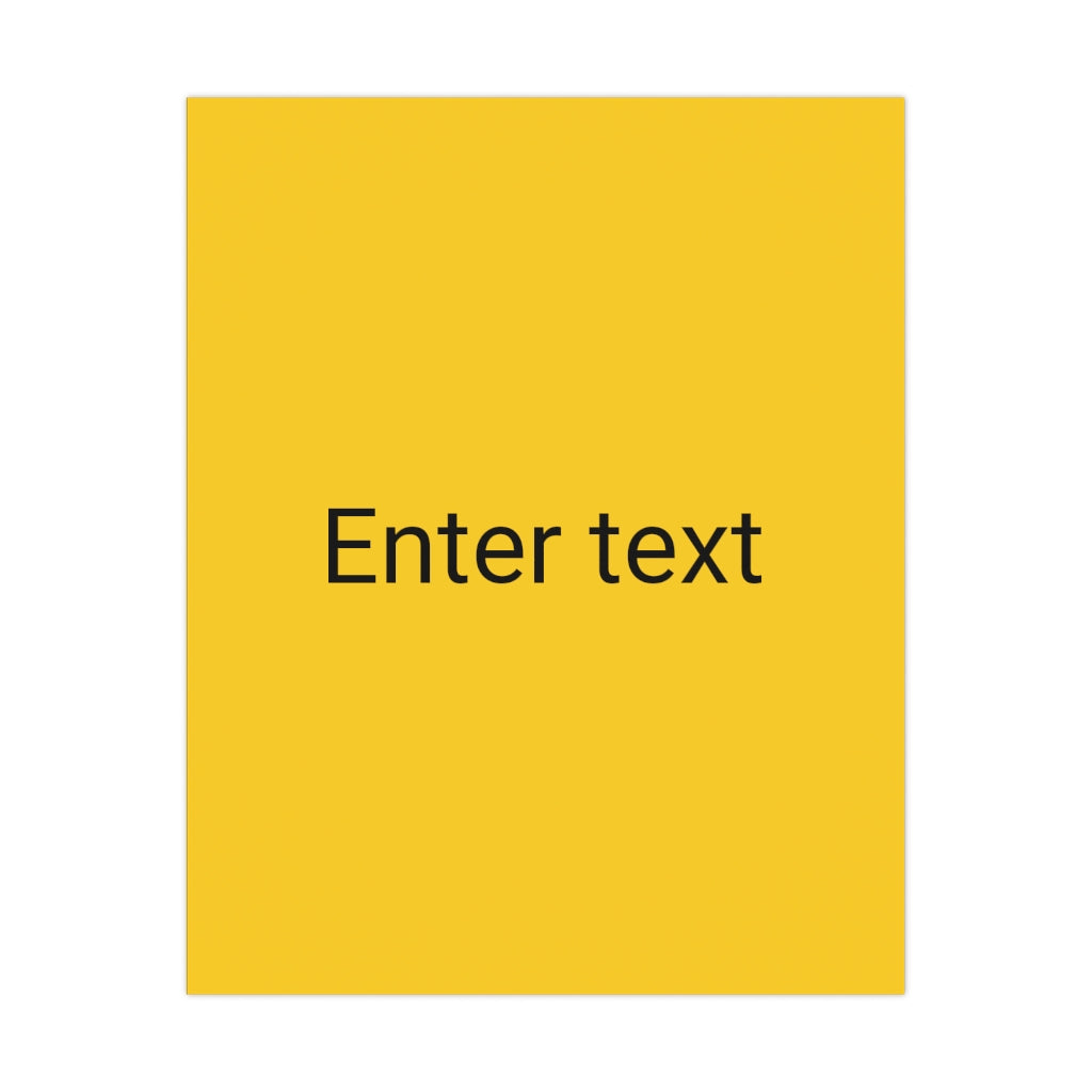 Premium Matte Posters