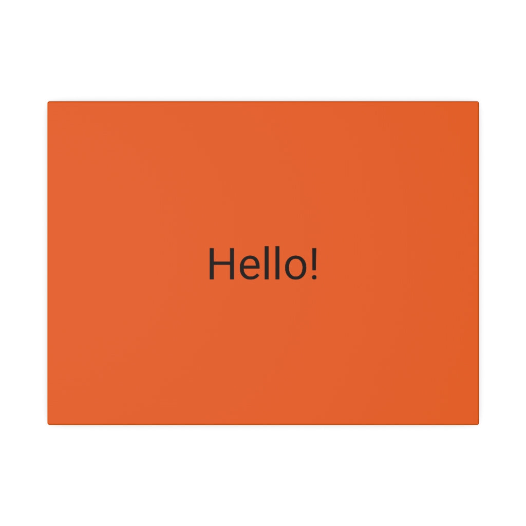 Matte Canvas, Stretched