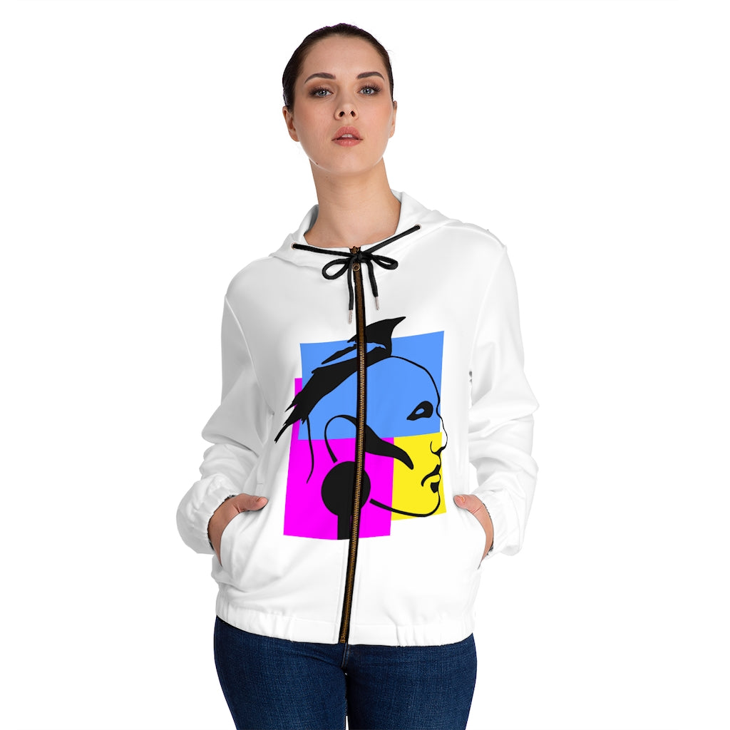Women's AOP Full Zip Hoodie