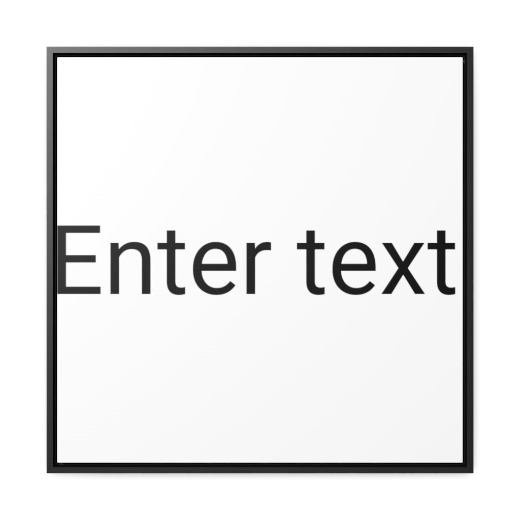 Gallery Canvas Wraps, Square Frame