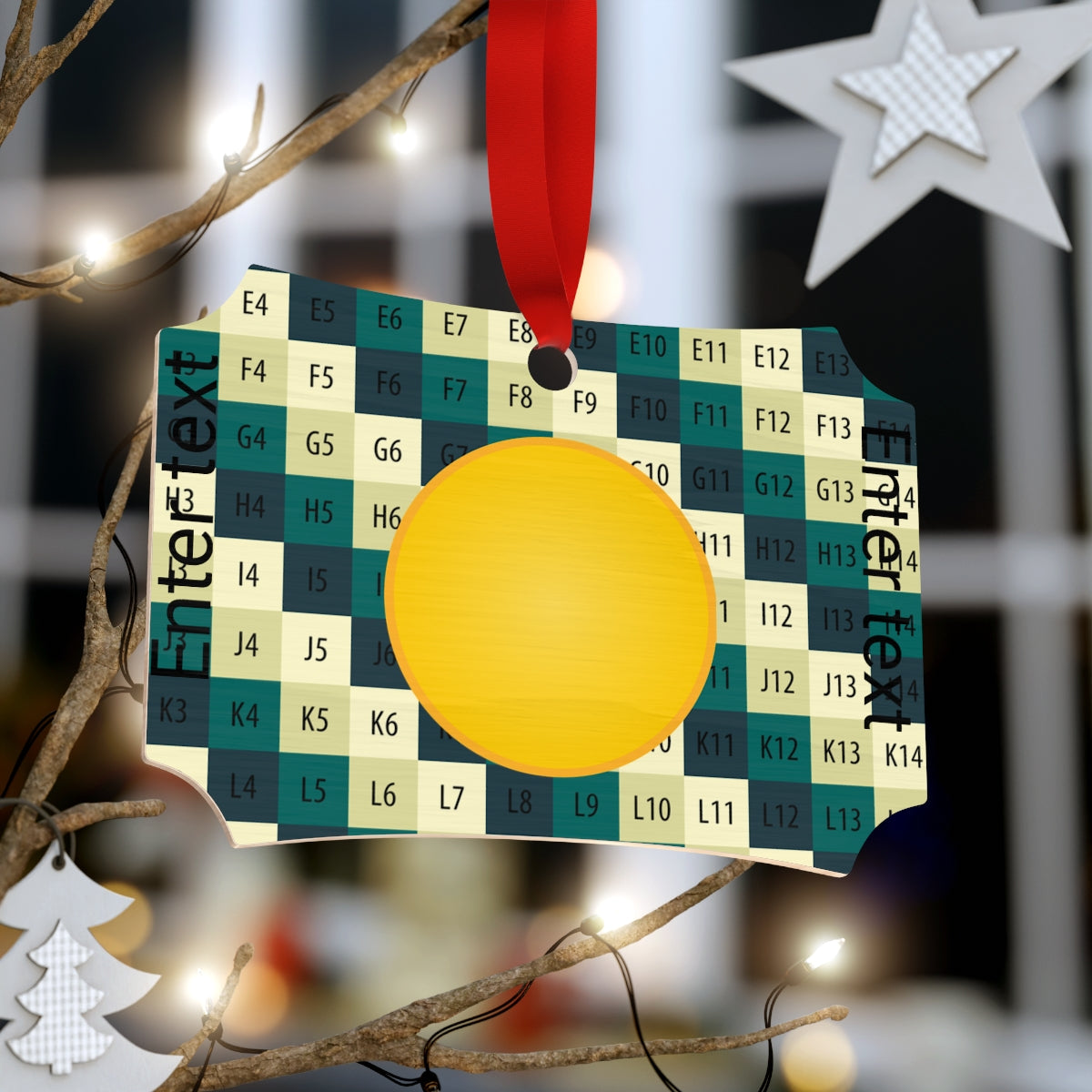 Plywood Ornaments (Round, Berlin)