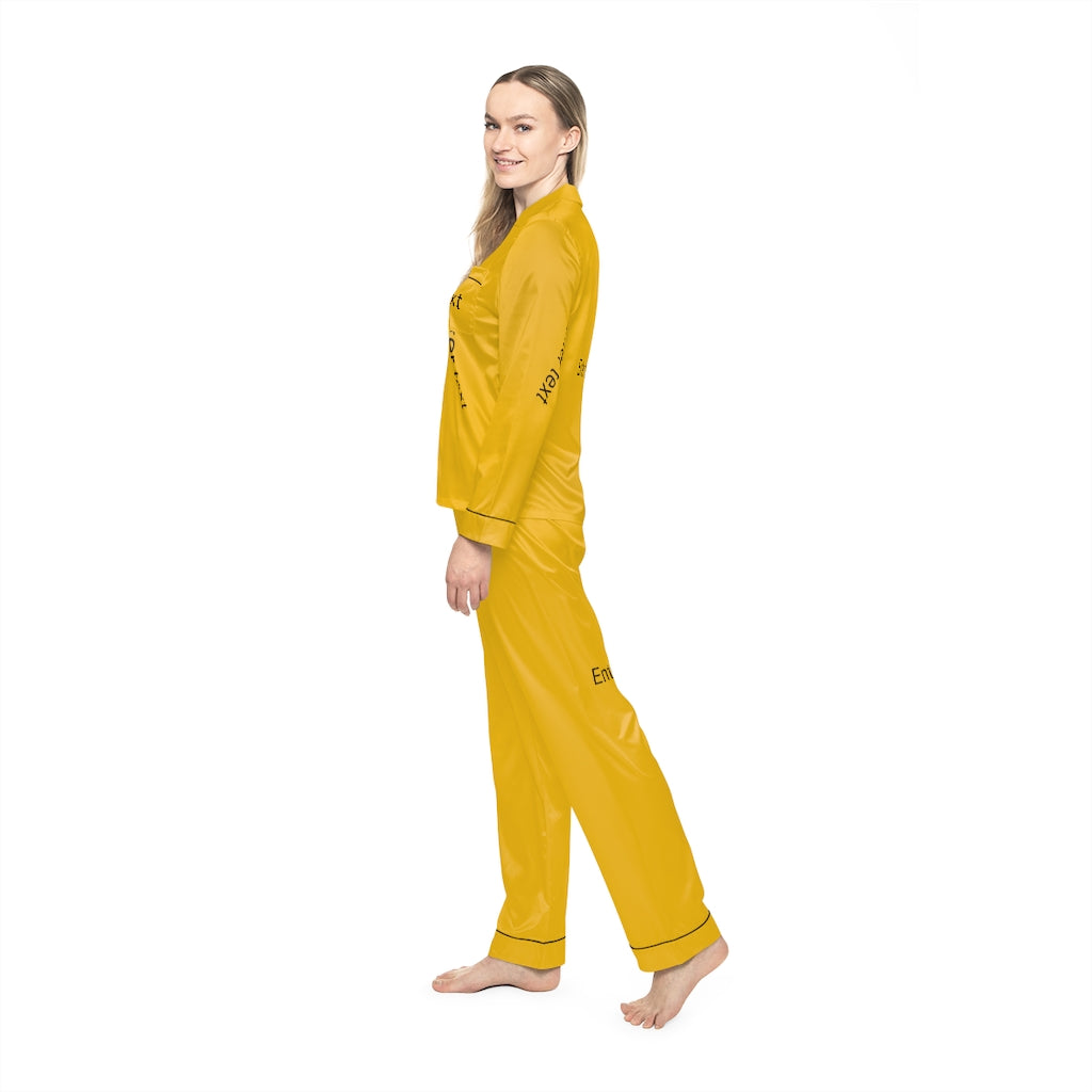 Women's Satin Pajamas (AOP)
