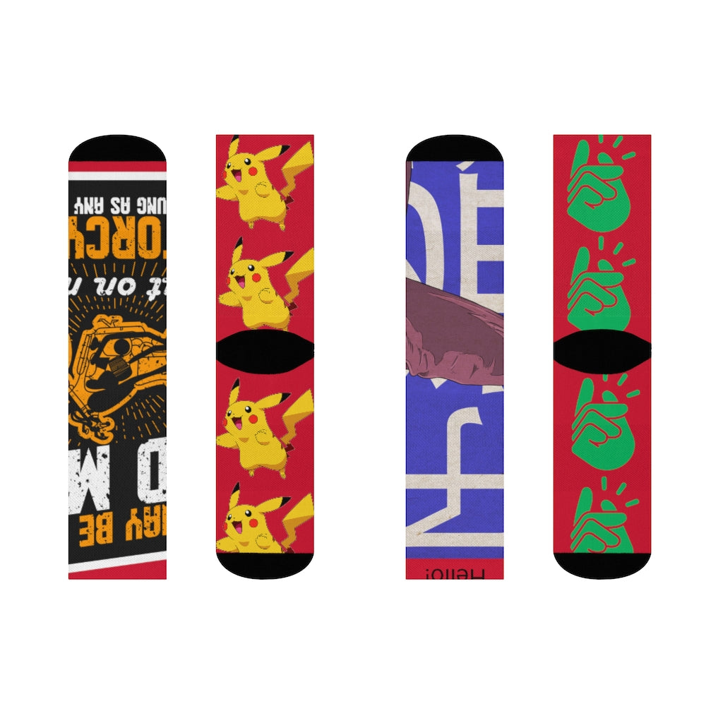 Sublimation Crew Socks