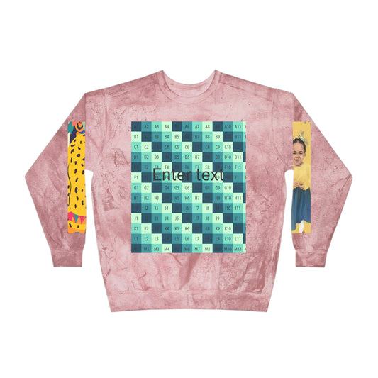 Unisex Color Blast Crewneck Sweatshirt