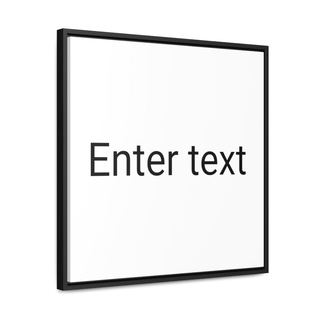 Gallery Canvas Wraps, Square Frame