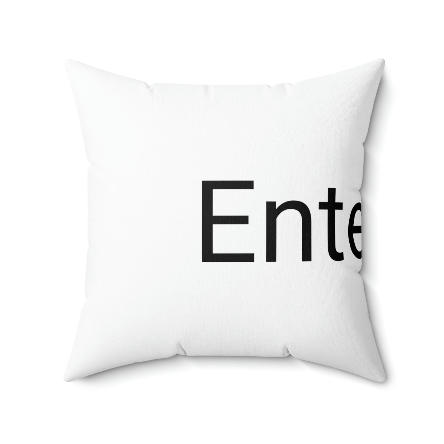 Faux Suede Square Pillow