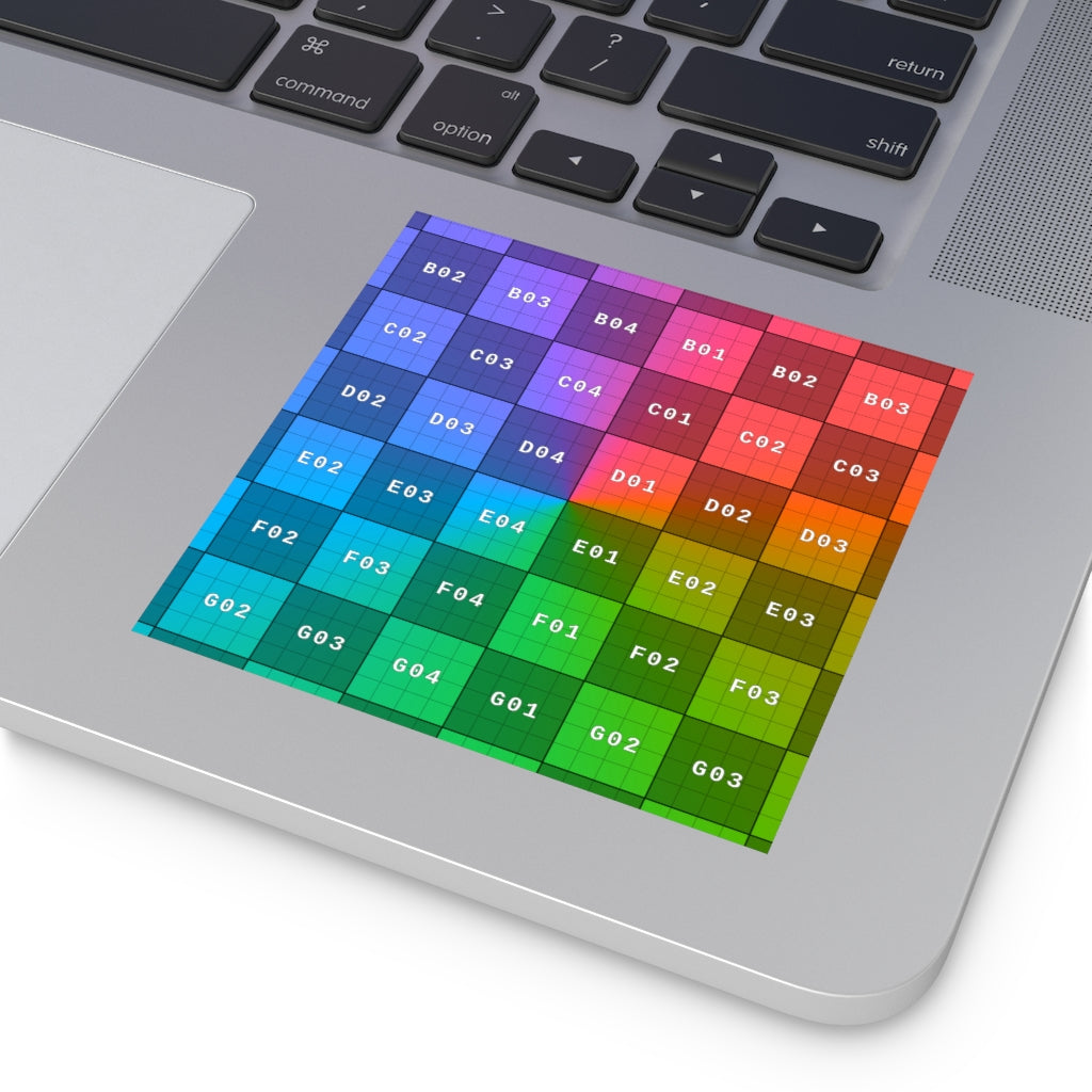 Laminate Stickers, Square