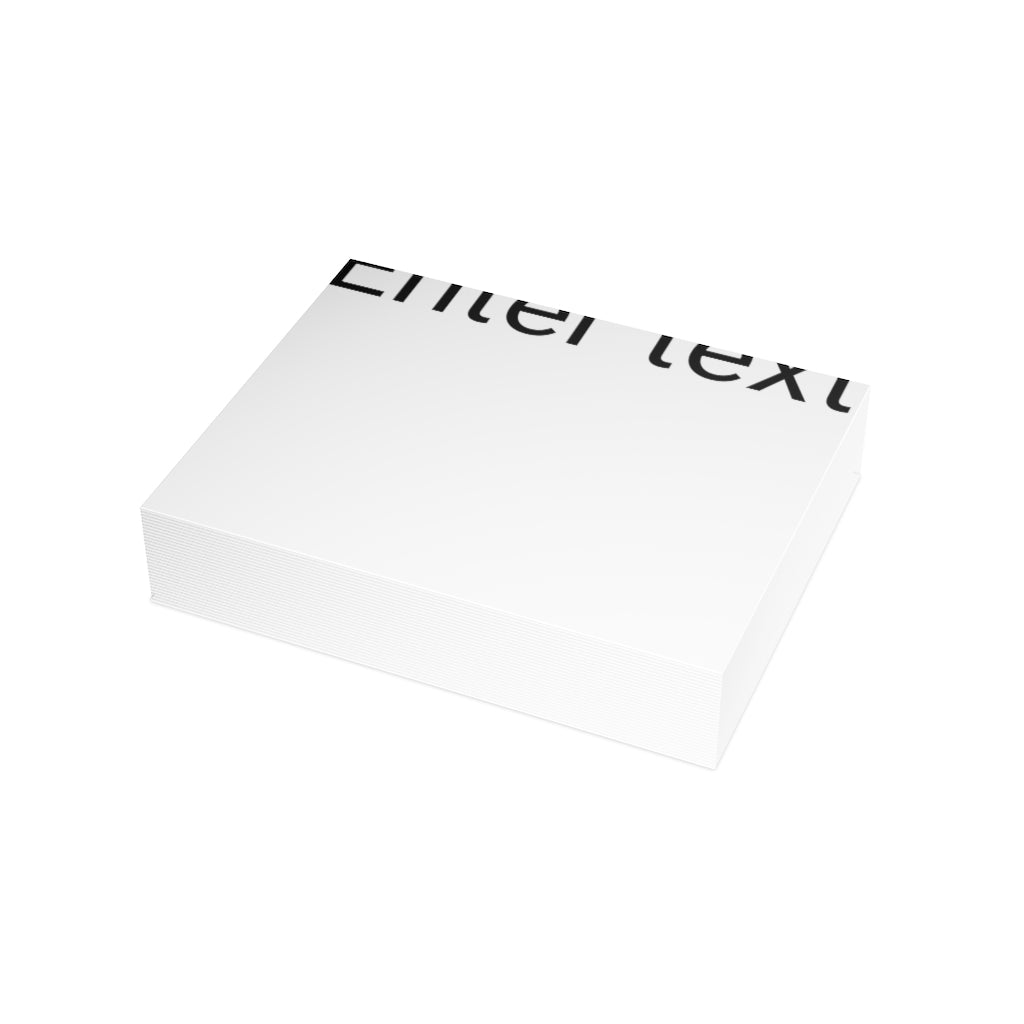 Folded Greeting Cards (1, 10, 30, and 50pcs)