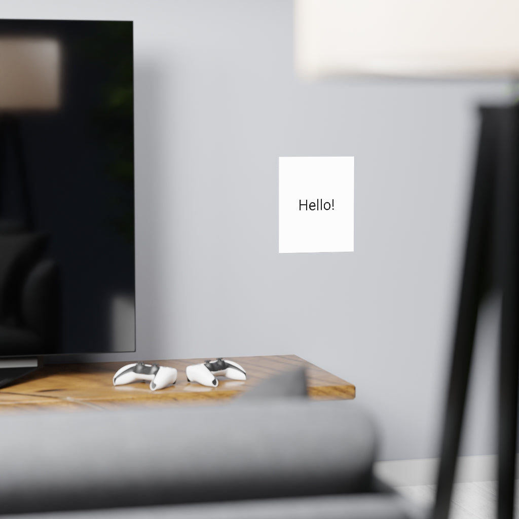 Vertical and Horizontal Matte Posters