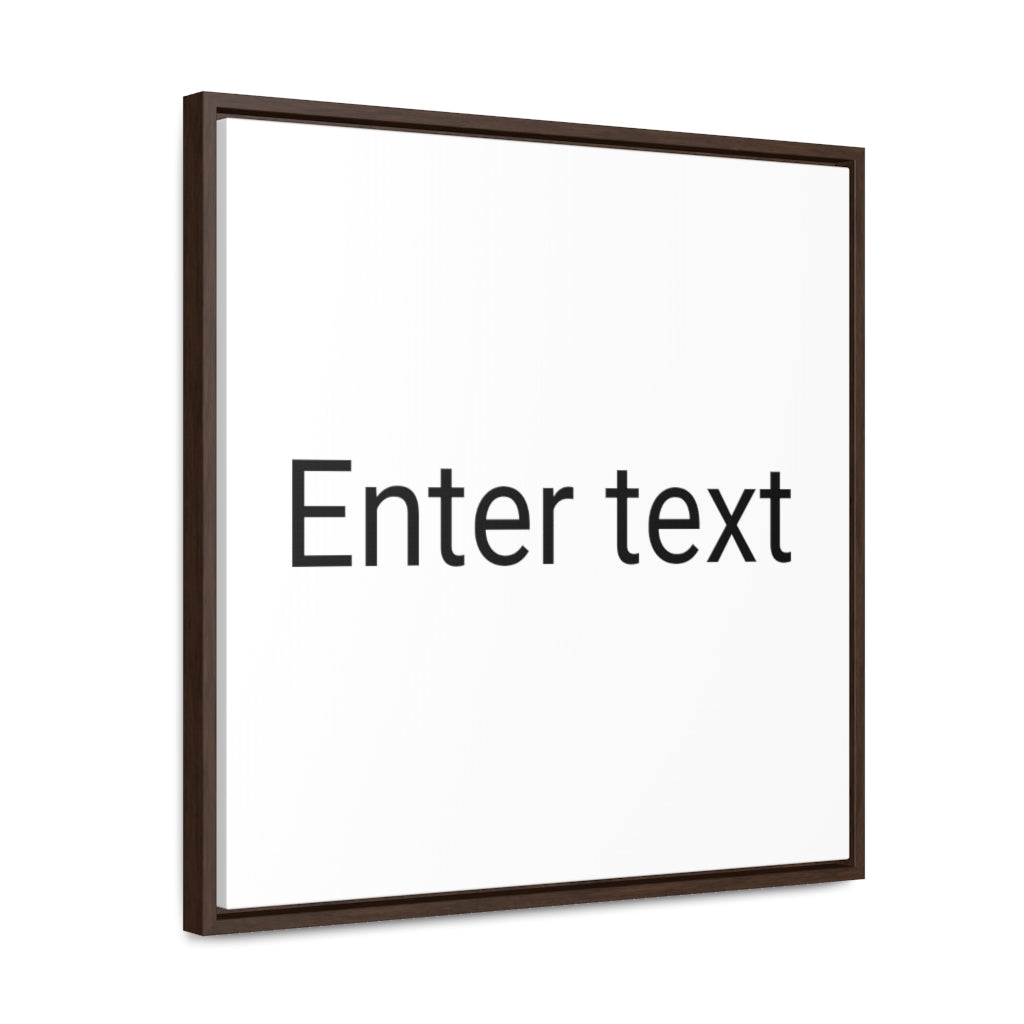 Gallery Canvas Wraps, Square Frame