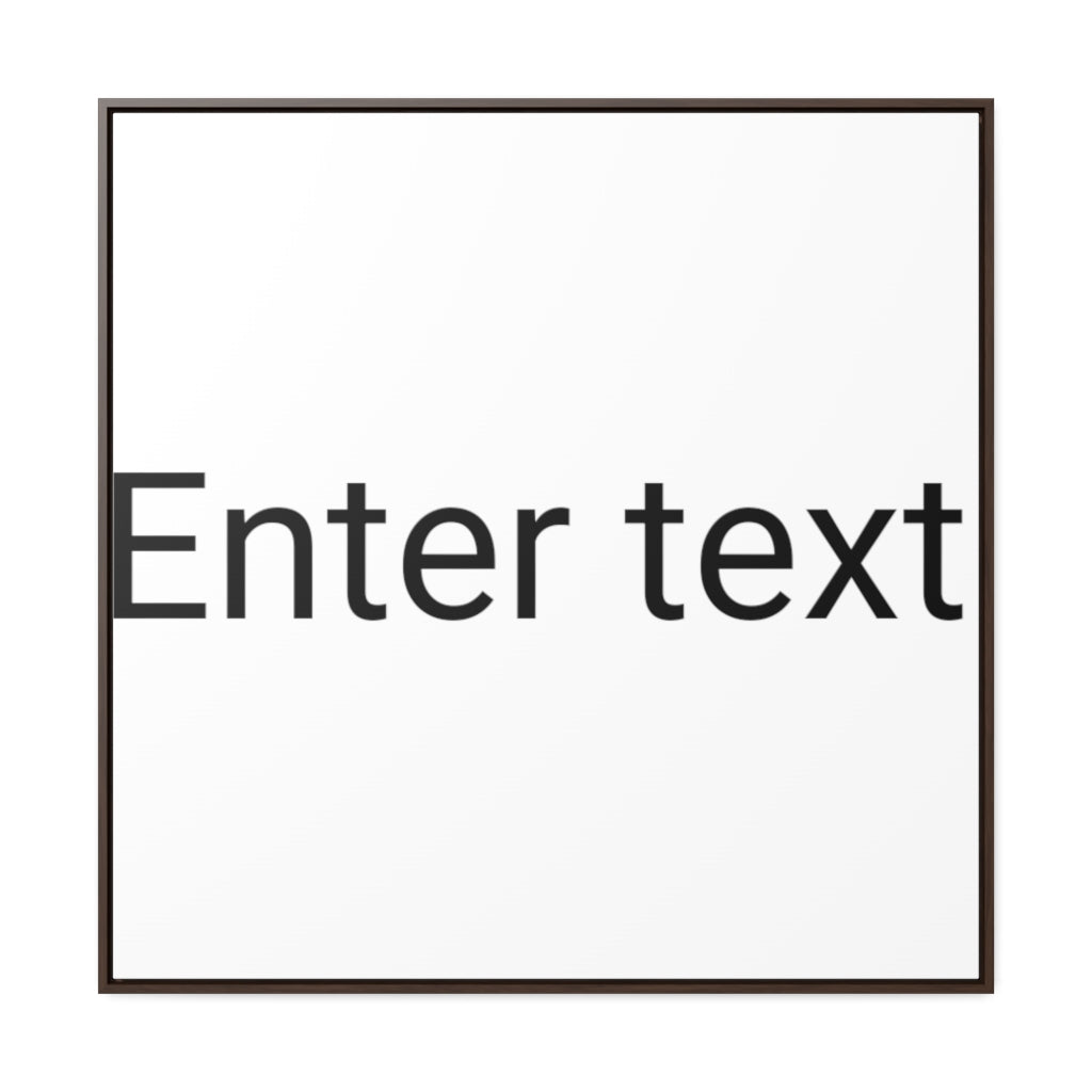 Gallery Canvas Wraps, Square Frame