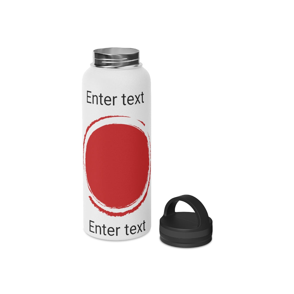 Stainless Steel Water Bottle, Handle Lid