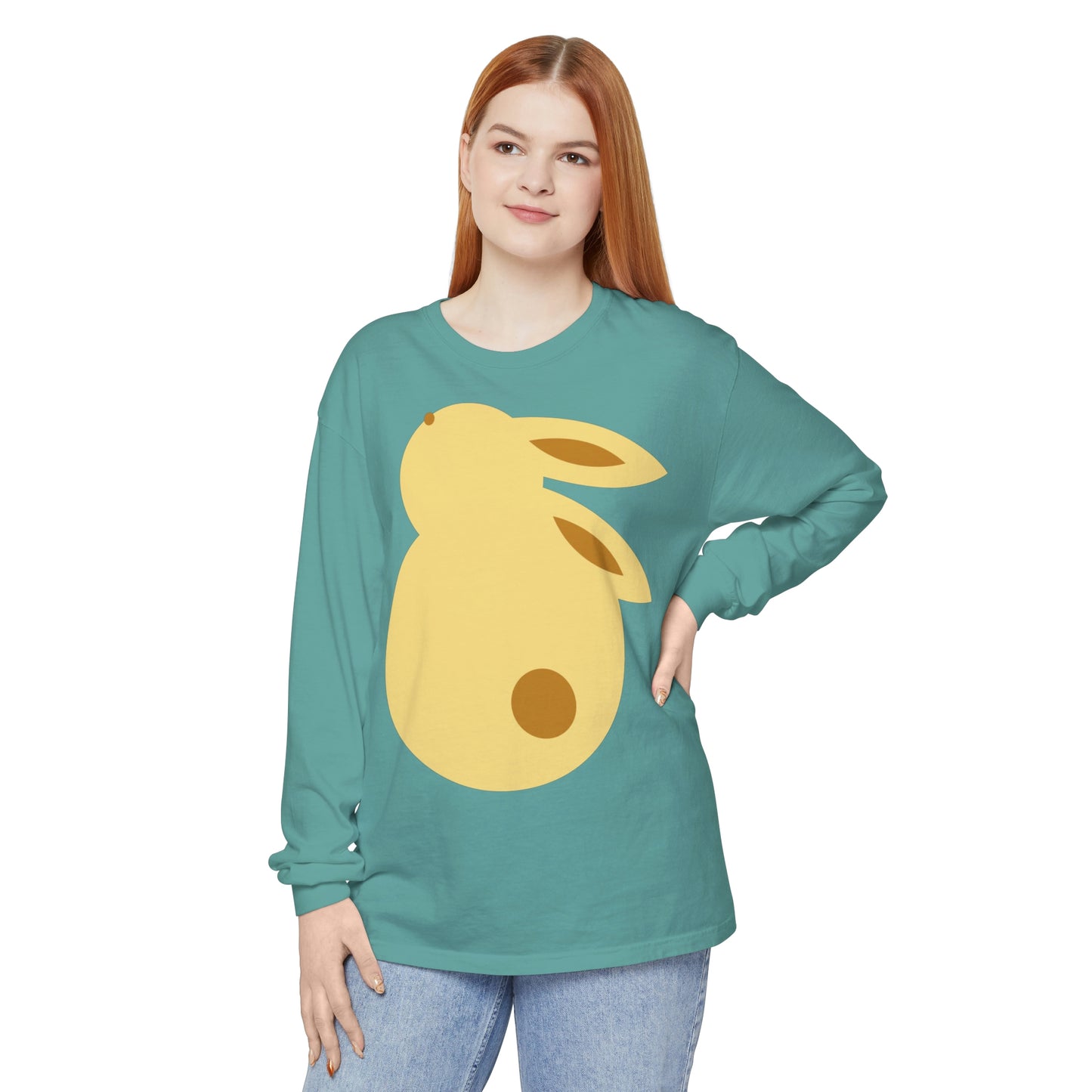 Unisex Garment-dyed Long Sleeve T-Shirt