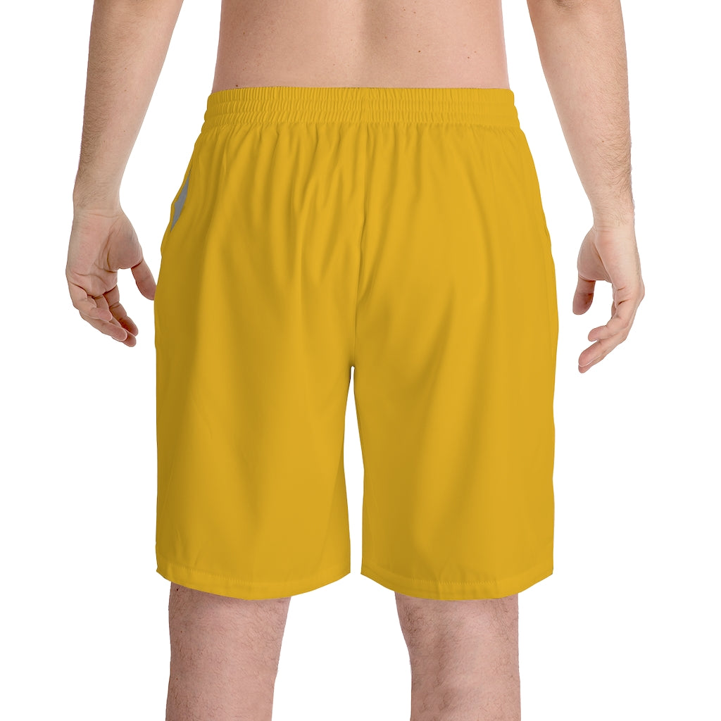 Men's Elastic Beach Shorts (AOP)
