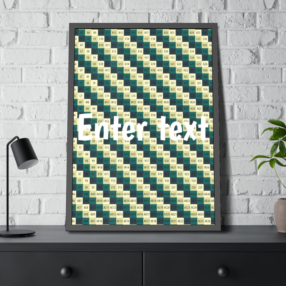 Framed Paper Posters